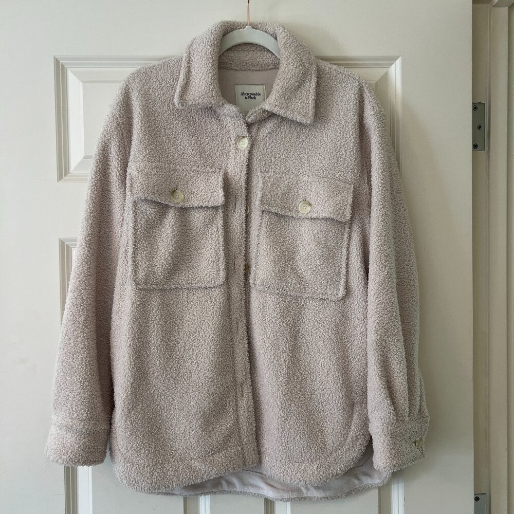 Abercrombie - Boucle Shirt Jacket - Size Small
